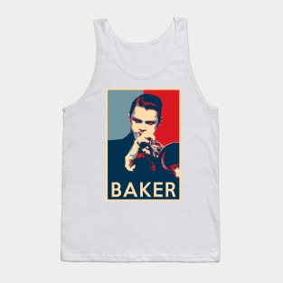 Chet Baker Hope Poster - Sizes of Jazz History Tank Top